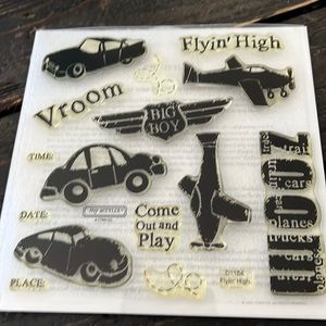 Close to my heart my acrylix stamp set-Flyin High. never used!